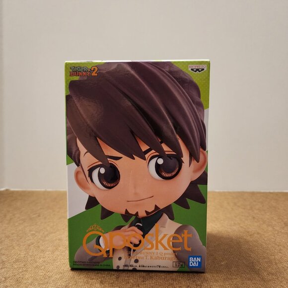 New Banpresto Tiger & Bunny 2 Q Posket Kotetsu T. Kaburagi Figure Japan 15cm - Picture 2 of 6